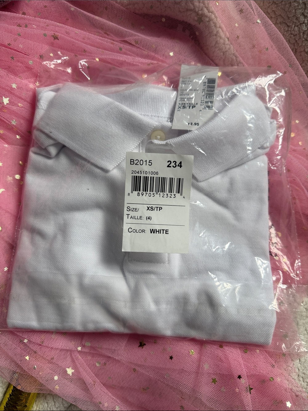 NWT Children’s Place White Shirt, Size XS